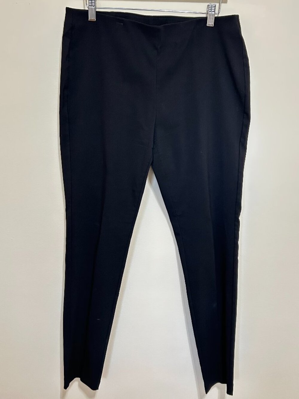 Michael | Michael Kors Pull On High-Rise Skinny Pants Black Womens Size L
